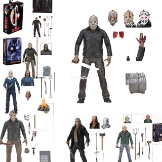 Neca ฟิกเกอร์ The Black Friday JASON Friday The 13th Action Figure for Fans To Collect Fsat Delivery