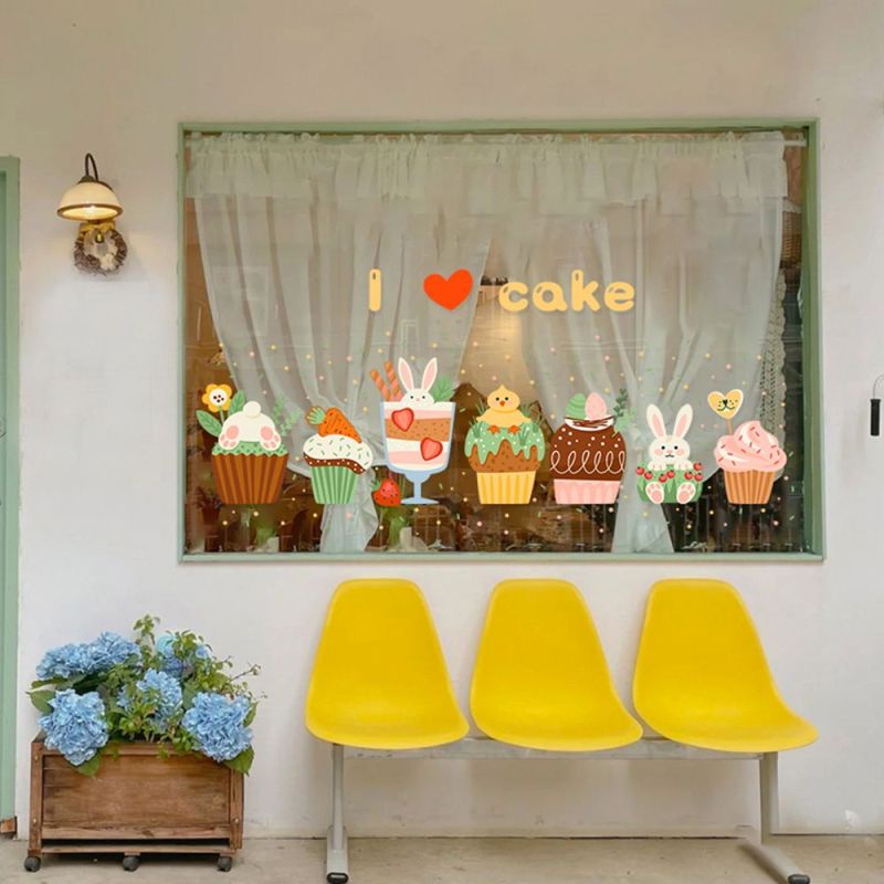 สติกเกอร์-ลายการ์ตูนไอศกรีม-ชานม-ผลไม้-ไอศกรีมน่ารัก-สําหรับตกแต่งกระจก-ประตู-หน้าต่าง-ร้านชา-ขนมหวาน