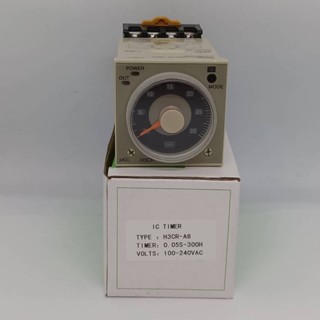 ถูกมาก H3CR-A8 IC TIMER  ไทม์เมอร์ตั้งเวลา ใช้รวมกับซ้อกเก็ตPF-083A-E (แถมฟรี) VOLTS: DC24V, AC220V ทักเชท