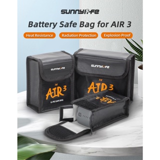 Sunnylife AIR 3 ถุงเก็บแบตเตอรี่ลิเธียม กันระเบิด ปลอดภัย