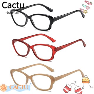 Cactu แว่นตาอ่านหนังสือ PC ป้องกันแสงสีฟ้า สไตล์วินเทจ สําหรับสํานักงาน