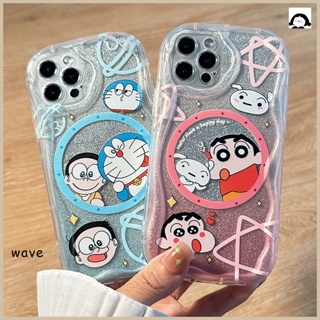 FOR IPHONE 15 6 6S 7 8 14 PLUS X XS XR 11 12 13 MINI MAX PRO Anime sequin case