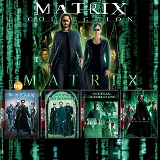 แผ่น Bluray หนังใหม่ The Matrix เดอะ เมทริคซ์ 1-4 Bluray หนังใหม่ มาสเตอร์ เสียงไทย (เสียง ไทย/อังกฤษ ซับ ไทย/อังกฤษ) หน