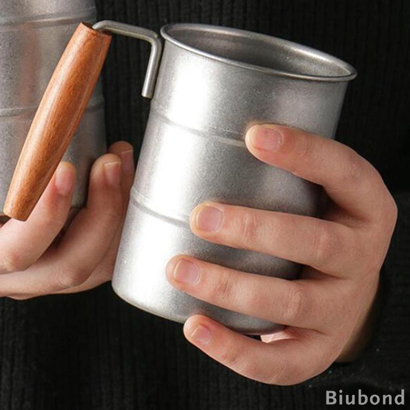 biubond-แก้วมักสเตนเลส-ด้ามจับไม้-อุปกรณ์ประกอบฉากถ่ายภาพ-สําหรับตกปลากลางแจ้ง