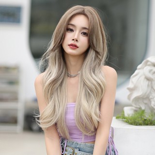 7jhh WIGS Europe America C-0378 ใหม่ วิกผมยาว หยิก ลอนธรรมชาติ ไล่โทนสี สําหรับผู้หญิง