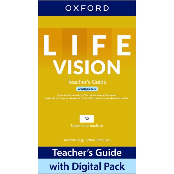 bundanjai-หนังสือเรียนภาษาอังกฤษ-oxford-life-vision-upper-intermediate-teachers-guide-with-digital-pack