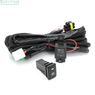 【Big Discounts】Car 12V H8 H11 LED Fog Light 4-Pin Relay Wiring Harness Wire Kit ON/OFF Switch#BBHOOD