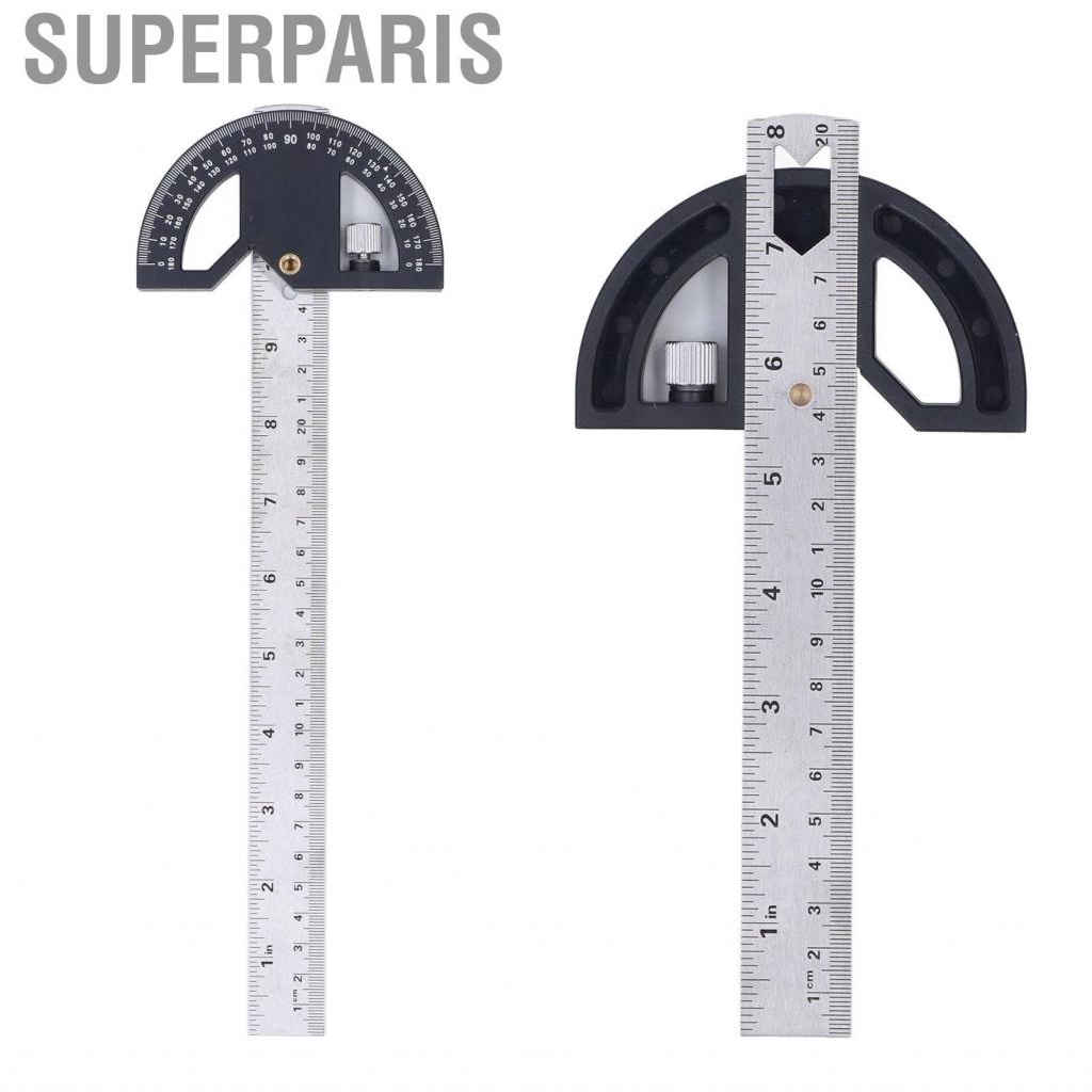 Superparis Angle Protractor Carpentry Ruler For Woodworking Edge ...