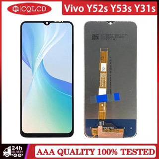 อะไหล่หน้าจอสัมผัสดิจิทัล LCD แบบเปลี่ยน สําหรับ Amoled Vivo Y52s Y53s Y31s Y72 5g Y31 2020 Y51 2020 T1X U3 U3X Z3 Z5X Y3s 2020