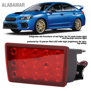 ALABAMAR ไฟเบรกดวงที่สาม 15 LEDs ไฟตัดหมอกท้ายรถ 84913FG420 เปลี่ยนสำหรับ Subaru WRX STi 2011-2021