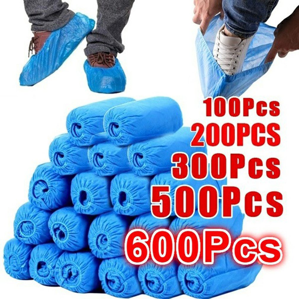 plastic-material-disposable-shoes-covers-with-elastic-band-breathable-cover