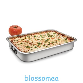 Blossomea หม้อตุ๋น พร้อมตะแกรง สเตนเลส จานย่าง จาน เตาอบ จานสวีเดน กระทะย่าง