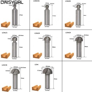 【DAISYG】Handdrail Router Bit Woodworking 1/2" 1/4" Shank 2 Flute High precision