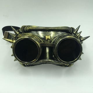 Steampunk แว่นตา พังก์ โกธิค เชื่อม ย้อนยุค ไซเบอร์ วินเทจ คอสเพลย์ ปาร์ตี้ หน้ากาก ผู้ใหญ่ ฮาโลวีน บอล เครื่องแต่งกาย อุปกรณ์ประกอบฉาก