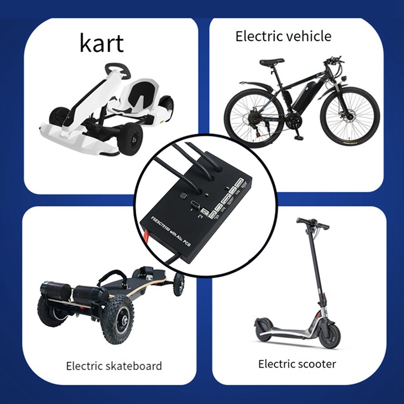 e-bike-มอเตอร์ควบคุมมอเตอร์ไร้แปรงถ่าน-75100-esc-ฐานอลูมิเนียม-สําหรับสกูตเตอร์ไฟฟ้า-100a