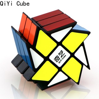 Qiyi ลูกบาศก์กังหันลมปริศนา 3x3 ของเล่นฝึกสมอง สําหรับเด็ก