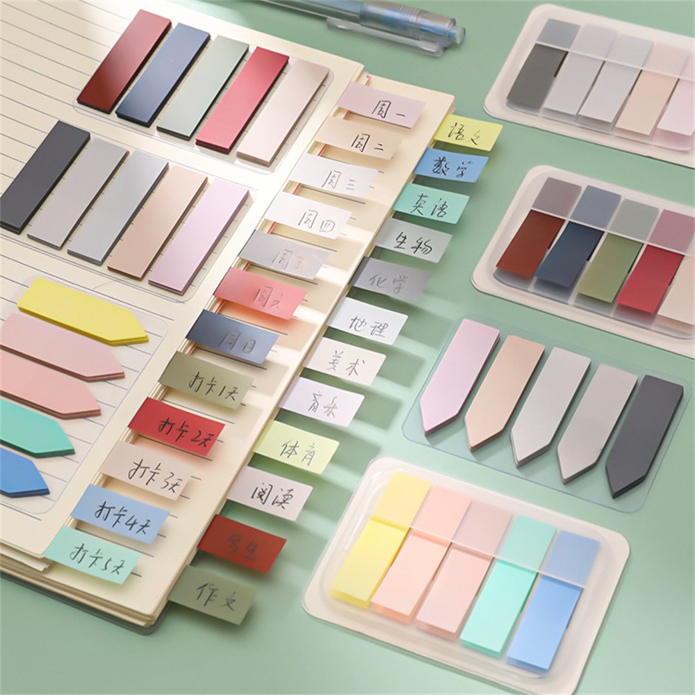 ในการจัดส่ง-สติ๊กเกอร์-morandi-clear-index-sticky-notes-sticky-notes