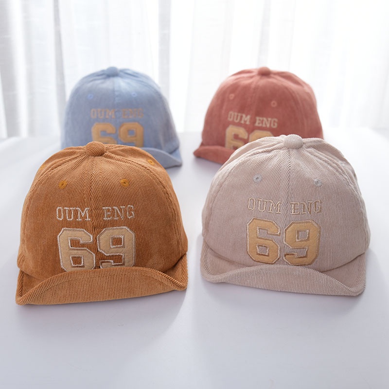 หมวกเบสบอล-กันแดด-พิมพ์ลายตัวอักษร-69-ป้องกันแดด-สําหรับเด็ก-6-24-เดือน