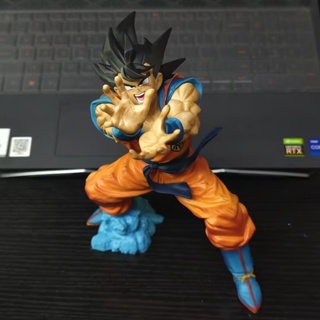 โมเดลฟิกเกอร์ Pvc รูปปั้น Dragon Ball Z Son Goku DBZ Kamehameha Youth Goku ขนาด 19 ซม. เหมาะกับของขวัญ สําหรับตกแต่งห้อง