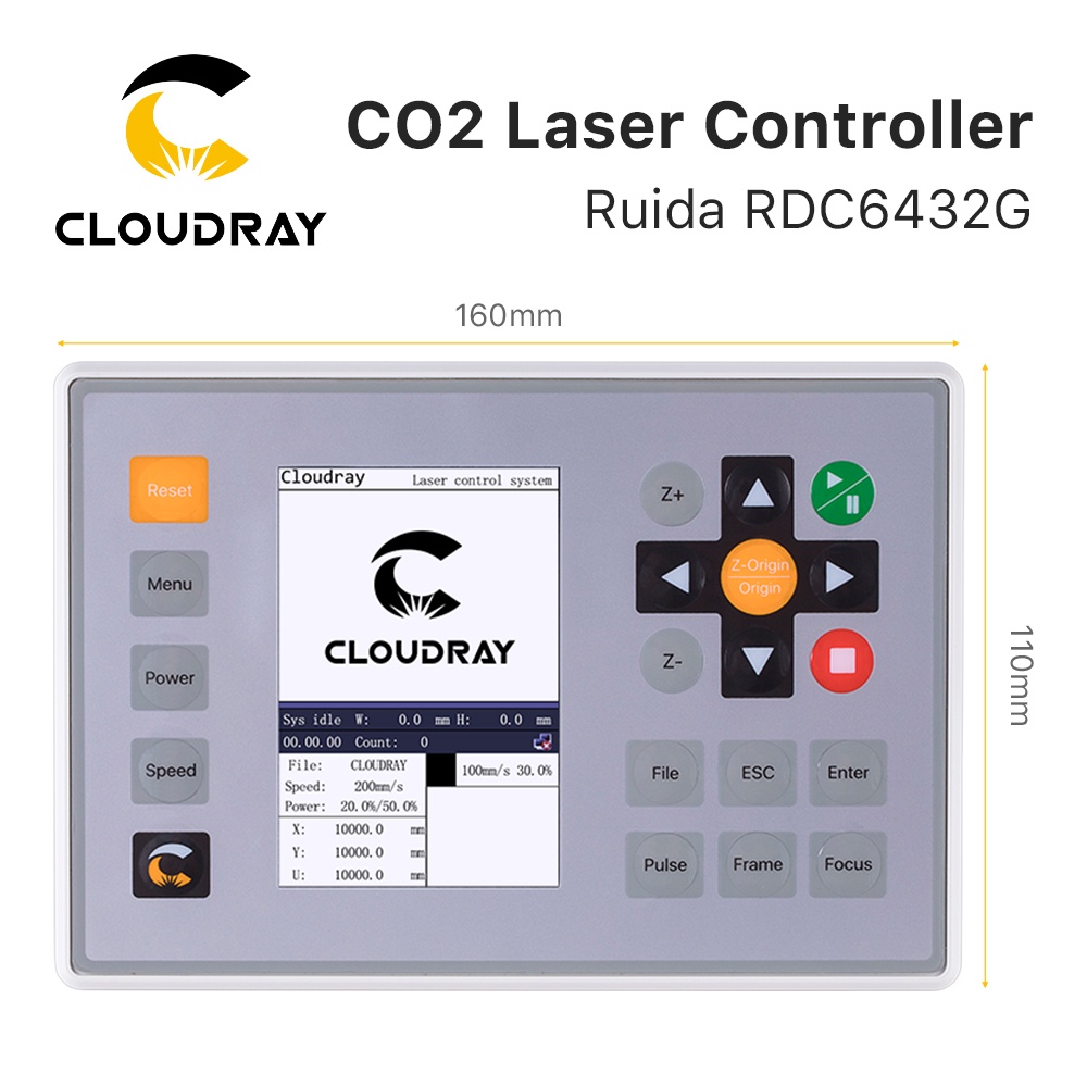 clouday-ruida-rdc6432-ระบบควบคุมเลเซอร์-co2-สําหรับเครื่องแกะสลักเลเซอร์