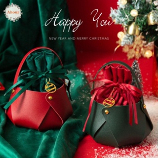 Ahour กระเป๋าถือ หนัง PU แบบพกพา ของขวัญคริสต์มาส สําหรับเด็ก