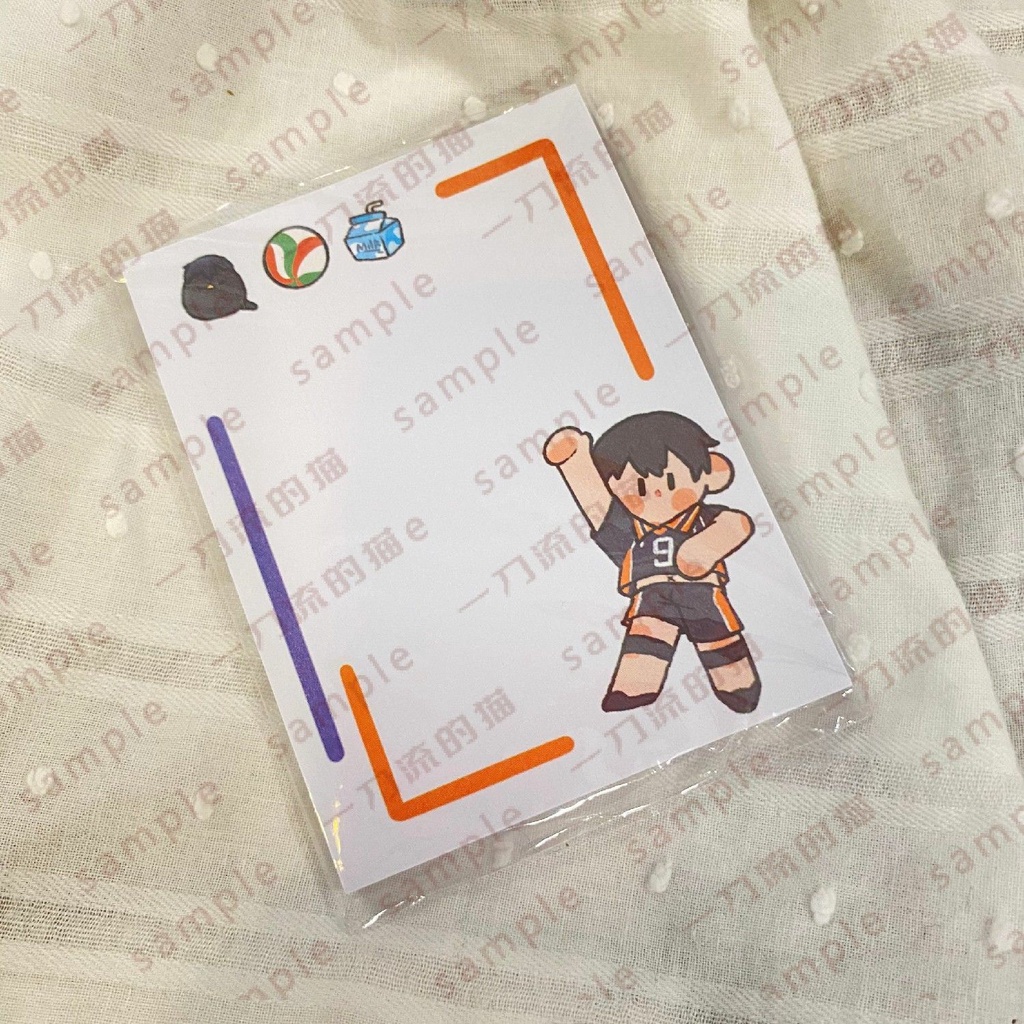 cacg-haikyuu-sticky-notes-กระดาษโน้ต-can-be-pasted