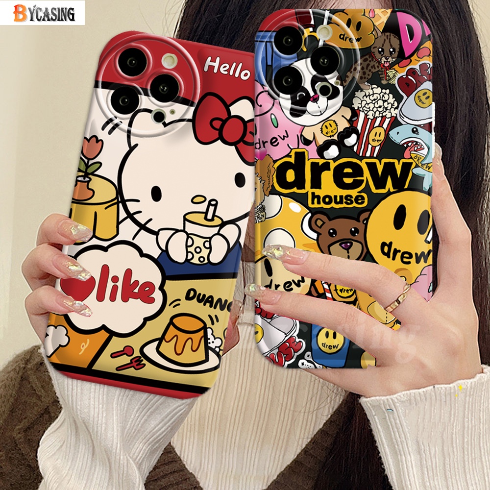 เคสโทรศัพท์มือถือแบบนิ่ม-ลายเฮลโลคิตตีหน้ายิ้ม-3d-สําหรับ-samsung-a14-a04e-a04s-a13-a03-a03s-a12-a21s-a10-a50-a30s-a20-a10s-a52-a11-j6-plus-j7-prime-j7-pro