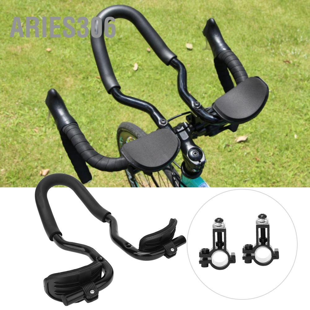 aries306-ที่จับจักรยานอลูมิเนียมอัลลอยด์-mountain-bike-rest-handle-bar-arm-support