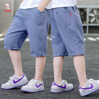 Kiddy/ผู้ชายกางเกงขาสั้นเด็ก ✨ เด็กผู้ชายอายุ 3-13 ปี/ กางเกงยีนขาสั้นห้าส่วน แฟชั่นฤดูร้อน สไตล์เกาหลี สําหรับเด็กผู้ชาย 2023