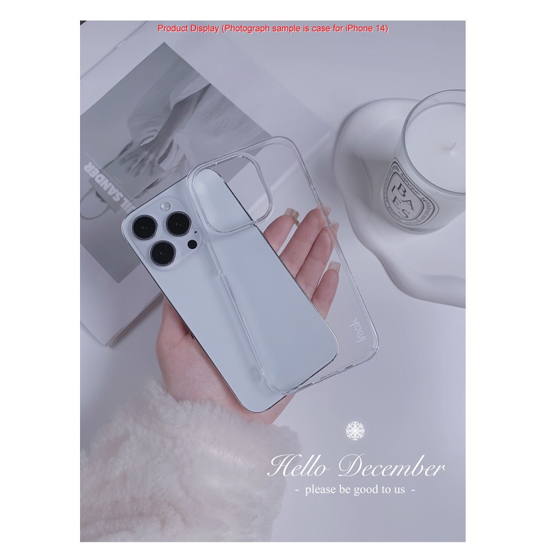ของแท้-imak-เคสโทรศัพท์มือถือ-pc-แข็ง-แบบพลาสติกใส-up-down-สําหรับ-vivo-x-flip-5g-v2256a