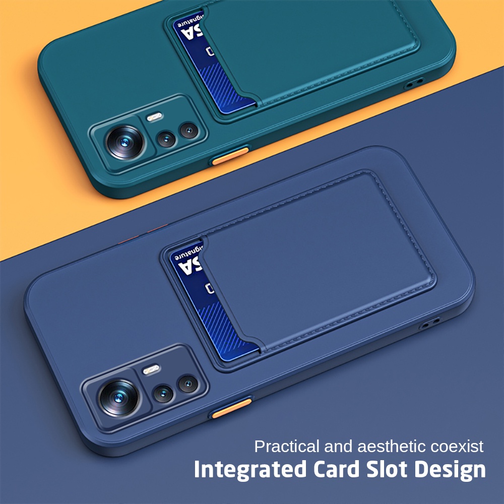 เคสซิลิโคนนิ่ม-พร้อมช่องใส่บัตร-สีแคนดี้-สําหรับ-xiaomi-12t-pro-xiomi-xiaomy-mi12t-mi-12t-12-t-pro-11-lite