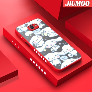 เคสโทรศัพท์มือถือ ซิลิโคนใส กันกระแทก ขอบสี่เหลี่ยม ลาย Sanrio Cinnamoroll น่ารัก สําหรับ Samsung J5 Prime J5 2015 J5008 J5009