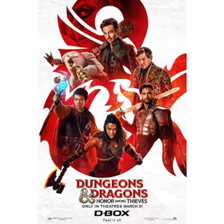 DVD ดีวีดี ดันเจียนส์ &amp; ดรากอนส์ เกียรติยศในหมู่โจร (2023) Dungeons &amp; Dragons Honor Among Thieves (เสียง ไทย /อังกฤษ | ซ
