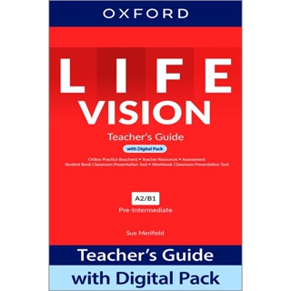 Bundanjai (หนังสือคู่มือเรียนสอบ) Life Vision Pre-Intermediate : Teachers Guide with Digital Pack