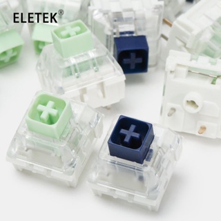 Kailh Box สวิตช์หยกสีขาว กันน้ํา 3 Pin RGB SMD สําหรับ Cherry MX Switches