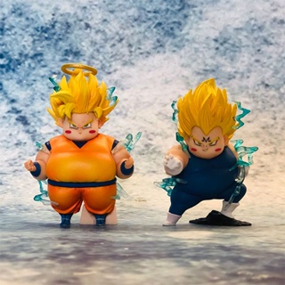 [พร้อมส่ง] โมเดลตุ๊กตาฟิกเกอร์ Dragon Ball Fat Series Super Two Goku Demon Vegeta GK น่ารักมาก สําหรับของขวัญ