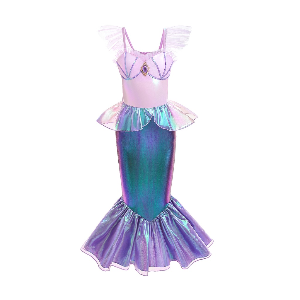 สาวชุดเจ้าหญิงเงือกสาว-ins-windmanfish-สีจีบแขนบินเล็ก-ๆ-น้อย-ๆ-ชุดเทศกาลปาร์ตี้วันเด็กหกวันปาร์ตี้ชุดพรหม
