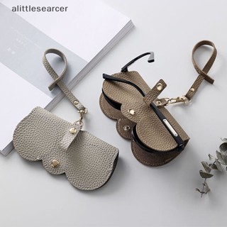 Alittlesearcer กระเป๋าหนัง แฮนด์เมด สไตล์เรโทร สําหรับใส่แว่นตากันแดด 1 ชิ้น