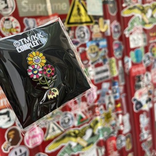 เข็มกลัด รูปดอกทานตะวัน Takashi Murakami Takashi Murakami Pin สไตล์สตรีท