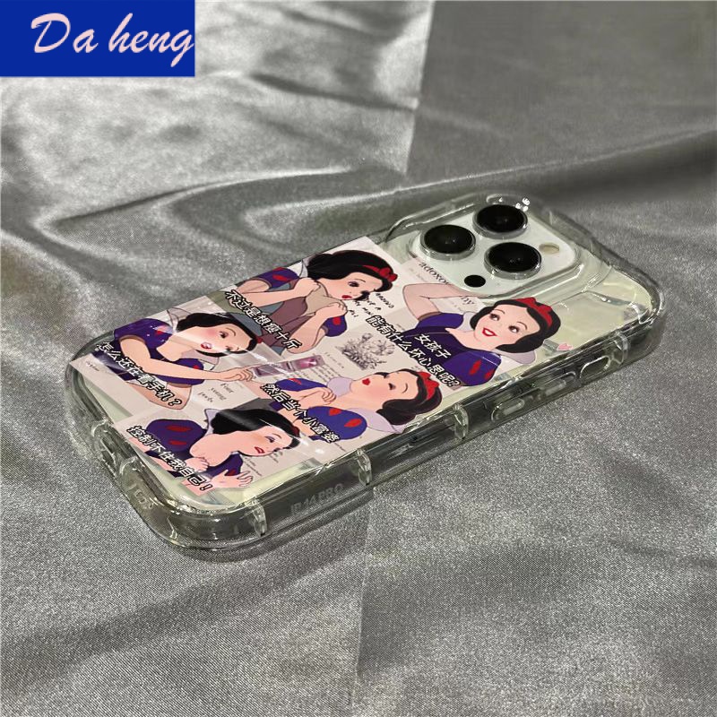 of0d-เคสป้องกันโทรศัพท์มือถือ-แบบนิ่ม-ลายสโนว์ไวท์-กันกระแทก-กันรอยขีดข่วน-สําหรับ-apple-iphone-14promax-13-12-11-7-8plus