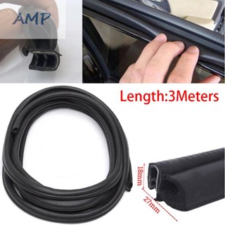 ⚡NEW 8⚡Stock Durable Rubber Car Door Gasket Strip Edge Trim Windproof Black Sealing