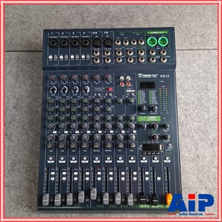 PROEUROTECH VX-12 MIXER มิกซ์ โปรยูโรเทค มิกเซอร์ 12 ช่อง เอฟเฟคแท้ รองรับ USB และ บูลทูธ VX12 PRO EUROTECH เอไอ-ไพศาล