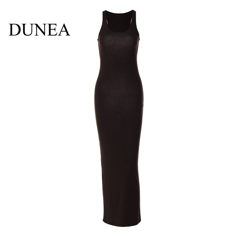 dunea-ชุดเดรส-บอดี้คอน-คอยู-สีพื้น-เซ็กซี่-สําหรับผู้หญิง