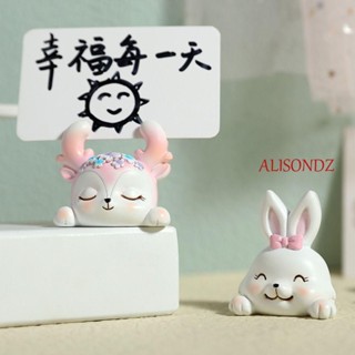 ALISONDZ คลิปหนีบกระดาษโน๊ต รูปกระต่ายน่ารัก