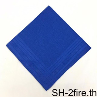 ผ้าเช็ดหน้า ผ้าฝ้าย แบบนิ่ม ทรงสี่เหลี่ยม สีฟ้า ทนทาน สําหรับผู้ชาย 12 แพ็ค