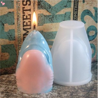 แม่พิมพ์ซิลิโคนเรซิ่น อีพ็อกซี่ รูปหัวฉลาม สําหรับทําเทียน สบู่ DIY