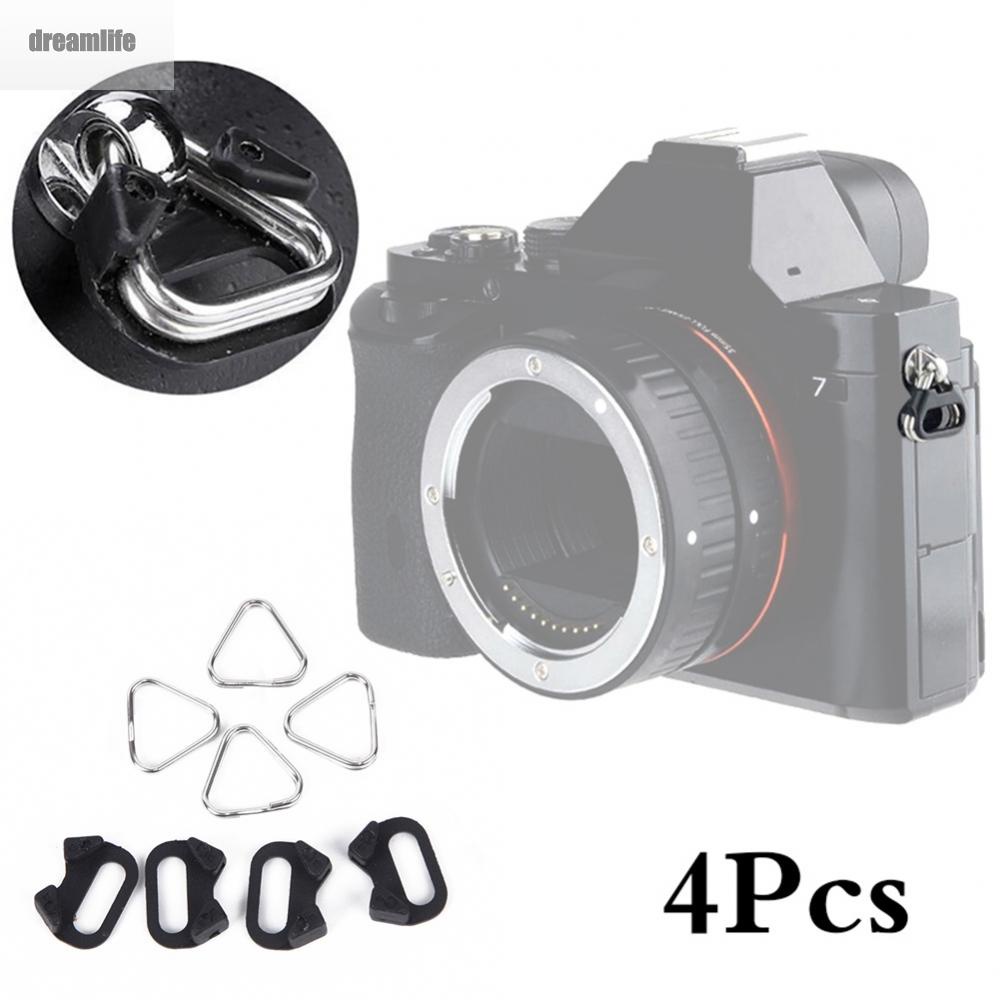 dreamlife-4pcs-triangular-split-rings-for-camera-back-belt-strap-buckle-accessories