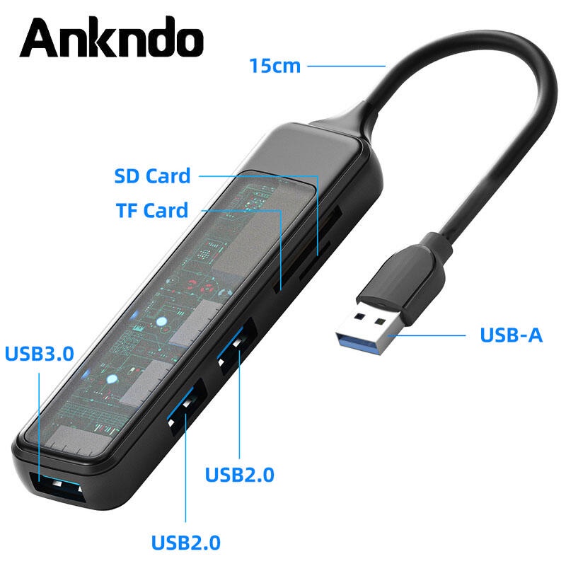 4-in1-อะแดปเตอร์ฮับแยก-type-c-usb-3-0-พร้อมพอร์ต-sd-tf-สําหรับ-macbook-pc