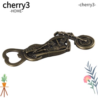 Cherry3 ที่เปิดขวดเบียร์ โลหะผสมสังกะสี สีบรอนซ์ สําหรับรถจักรยานยนต์ 5x1.7 นิ้ว