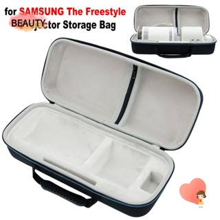 Beauty กระเป๋าเคส EVA แบบแข็ง ขนาดพกพา สําหรับจัดเก็บโปรเจคเตอร์ Samsung ตั้งแคมป์